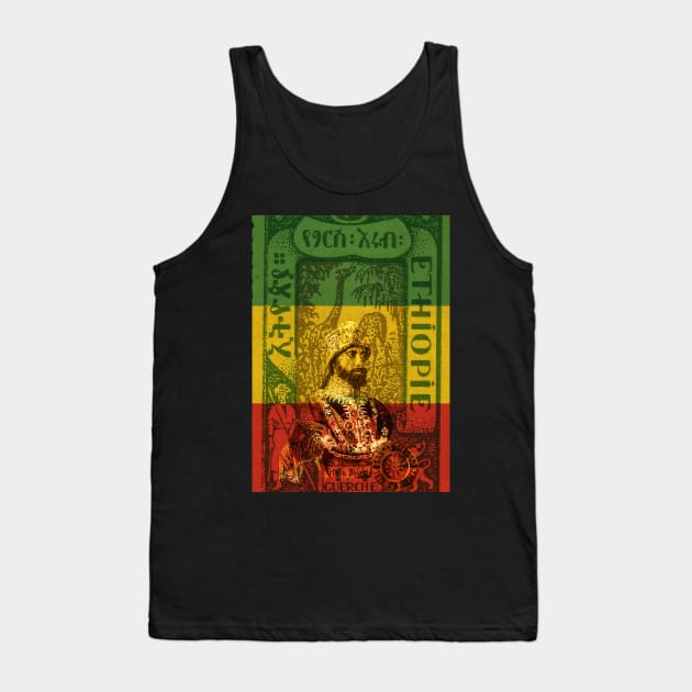 Haile Selassie Emperor of Ethiopia Tank Top by rastaseed